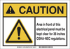 Brady B-869 Polypropylene Rectangle White Safety Awareness Label - 14 in Width x 10 in Height - 145737 - 754473-54529 - R. S. Hughes Company, Inc.