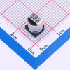 Capacitors >> Aluminum Electrolytic Capacitors - SMD -- 126RV0128 - Image