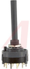 Switch, Rotary, PC Terminal, 4P, 3 Position, 2.5A@125VAC; 350MA@250VDC - 70128612 - Allied Electronics, Inc.