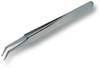 Lindstrom Utility Tweezers - TL SM111-SA - Stainless Steel Angled Tip - 120 mm Length - LINDSTROM TL SM111-SA - R. S. Hughes Company, Inc.
