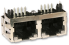 Connector, Rj45, Jack, 2Port, 8P8C, R/a Pcb; Modular Connector Type Molex - 57H1126 - Newark, An Avnet Company