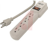 Surge Suppressor; 4; 15 A; lt 1 ns; 4 ft.; 0.6 lbs.; UL Listed; 15 A; 120 VAC; - 70101446 - Allied Electronics, Inc.