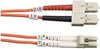 2m (6.5ft) LCSC OR OM2 MM Fiber Patch Cable INDR Zip OFNR - FO50-002M-SCLC - Black Box