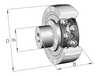 Cam Followers & Yoke Rollers - ZL5204-DRS - Pacific International Bearing, Inc.