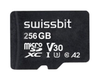Industrial microSD Card, S-55u, 256 GB, 3D TLC Flash, -25°C to +85°C -- SFSD256GN1AM1MT-E-7G-211-STD - Image