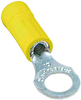 Terminal, Ring Tongue, #6, Crimp, Yellow; Stud Size - Metric Abb - Thomas & Betts - 31F117 - Newark, An Avnet Company