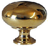 Solid Brass Round 1-1/2 Inch Cabinet Knob, Po.. - 817098 - HardwareSource, Inc.