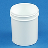 Polypropylene Straight Sided White Jars - 70247 - U.S. Plastic Corporation