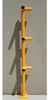 Handrail Corner Post - Osha - 3 Horizontals - HR-CP3 - Omega Industrial Products