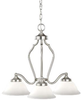 Mid. Chandeliers-Glass Down - 370878 - Capital Lighting, Inc.