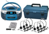 Val-U-Pak USB, MP3, CD Listening Center, 6 Personal Headphones - LCP/MPC5050Plus/HA2V - Visual Sound, Inc.