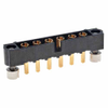 6 Pos. Male SIL Vertical Throughboard Conn. Jackscrews - M80-5000000M3-06-332-00-000 - Harwin Plc
