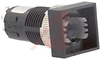 Switch, Pushbutton, Lighted, DPDT, ON-(ON), BUSHING MOUNT, SQUARE - 70192912 - Allied Electronics, Inc.