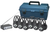 Wireless Listening Center, 6 Station with Headphones and Transmitter, Multi Frequency - W906-MULTI - Visual Sound, Inc.