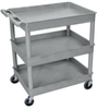 3 Shelf (400 lbs. Capacity)Tub Carts -- 11446 - Image