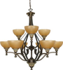 60-2479 Mid. Chandeliers-Glass Up - 441124 - Capital Lighting, Inc.