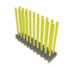 Headers, Male Pins - 612-MTSW-110-10-G-D-645-ND - DigiKey