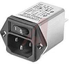 FILTER, POWER ENTRY MODULE W/MAINS SWITCH, 10A, 373UH, 0.2MH, FASTON CONNECTIONS - 70027308 - Allied Electronics, Inc.