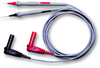Test Lead Set, Blk, Red, 1M, 60V, 3A; Test Connector Type A Pomona - 15J8312 - Newark, An Avnet Company