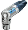 Neutrik NC4FRX 4Pin XLR Female - Right Angle - Nickel & Silv -- NEUNC4FRX - Image