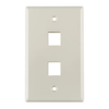 Keystone Faceplates, Frames - FPDUAL-FW-ND - DigiKey