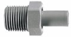 Push-to-connect male threaded stem adapter, 1/2