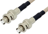 SHV Plug to SHV Plug Cable 12 Inch Length Using RG141 Coax , LF Solder - PE34428LF-12 - Pasternack
