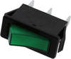 Rocker Switch, Spst, 20A, 125Vac, Green; Switch Operation E-Switch - 15N9081 - Newark, An Avnet Company