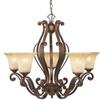 1089-5 RSB Mid. Chandeliers-Glass Up - 376714 - Capital Lighting, Inc.