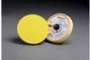3M Hookit 77855 Soft Beige Disc Pad - 5 in DIA - 11/16 in Thick - 5/16 - 24 External Thread Attachment - 051144-77855 - R. S. Hughes Company, Inc.