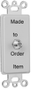 Narrow Metal Telephone Outlet -- SSN121