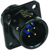 Circular Connector, Receptacle, Size B, 4 Position, Box; Product Range Amphenol Industrial - 10M5767 - Newark, An Avnet Company