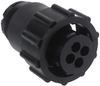 Circular Connector Plug Size 11, 4 Position Free Hanging; Product Range Amp - Te Connectivity - 26AC8812 - Newark, An Avnet Company