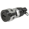 Shock-Safe Fuseholder, 5 x 20 mm, Slotted Cap/Fingergrip, Snap-in, 0.75 - 3.0 mm -- FEF (Snap) - Image