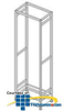 Southwest Data Products Patch Panel Wall Frame 72".. - SWE400 - TelephoneStuff.com