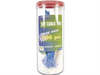 Assorted Cable Tie Set in Plastic Can, 1,000pcs. - 603468 - Computer Network Accessories, Inc.