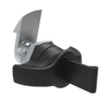Quarter-Turn Cam Latch, Key Locking  Wing, 23mm  Grip, Not Sealed, Zinc Alloy, Powder Coat, Black - E5-9-335-520 - Southco