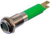 Panel Mount Indicator, Led, 8Mm, Green, 12V; Led Color Wamco - 86T5512 - Newark, An Avnet Company