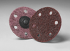 3M Scotch-Brite SC-DR Non-Woven Aluminum Oxide Quick Change Disc - Medium Grade - 3 in Diameter 6 Vacuum Holes - 64678 - 048011-64678 - R. S. Hughes Company, Inc.