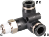 3-way Male Elbow Connector - Image