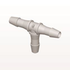 T Connector, Barbed, Natural - HT8 - Qosina Corp.