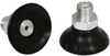 Flat suction cup (round) for smooth or slightly rough surfaces PFYN 30 NBR-55 G1/8-AG - 10.01.01.00144 - Schmalz Inc.