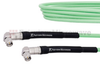 Low Loss RA SMA Male to RA SMA Male Cable LL142 Coax in 24 Inch and RoHS with LF Solder - FMCA1258-24 - Fairview Microwave Inc.