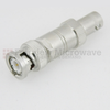 4 dB Fixed Attenuator BNC Male (Plug) to BNC Female (Jack) Up to 1 GHz Rated to 0.5 Watts, Brass Tri-Metal Body, 1.25 VSWR - SA01B-04 - Fairview Microwave Inc.