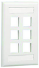 Vertical Faceplate, 6 Module, White; Accessory Type Panduit - 84K3411 - Newark, An Avnet Company