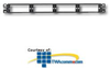 Panduit® 24-Port Opticom Fiber Adapter Patch Panel -- CFAPPBL1