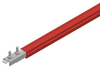 Safe-Lec 2 Conductor Bar 125A Galv Steel, Red Medium Heat Polycarbonate Cover, w/ Splice Joint. 4.5M -- XA-310203-J - Image
