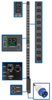 7.4kW Single-Phase Switched PDU with LX Platform Interface, 230V Output, IEC 309 32A Blue, 10 ft. Cord, 0U, TAA -- PDUMV32HVNETLX