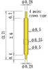 Double Ended Probe Pin - 8YK-D50H-L37-30 - JC Cherry, Inc.