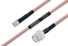 MIL-DTL-17 SMA Male to TNC Male Cable 60 Inch Length Using M17/60-RG142 Coax - PE3M0026-60 - Pasternack
